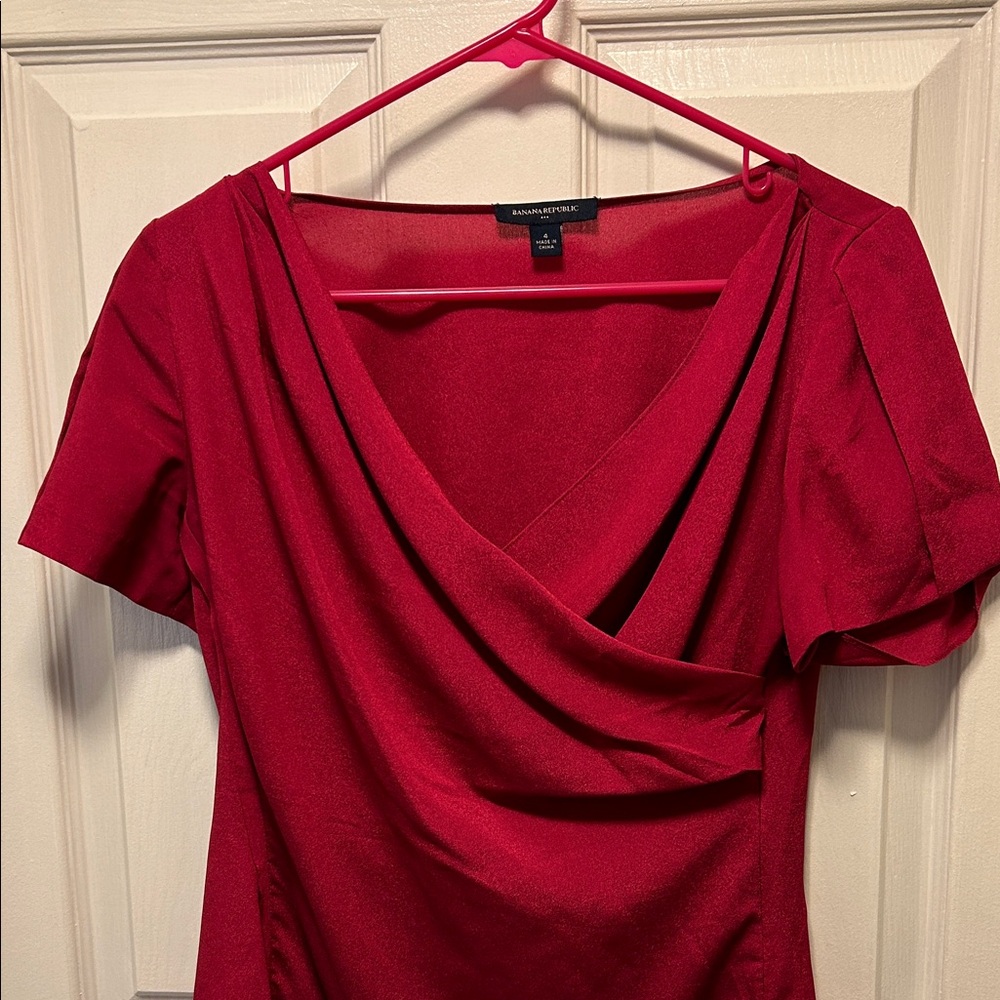 Elegant Pink Draped Top